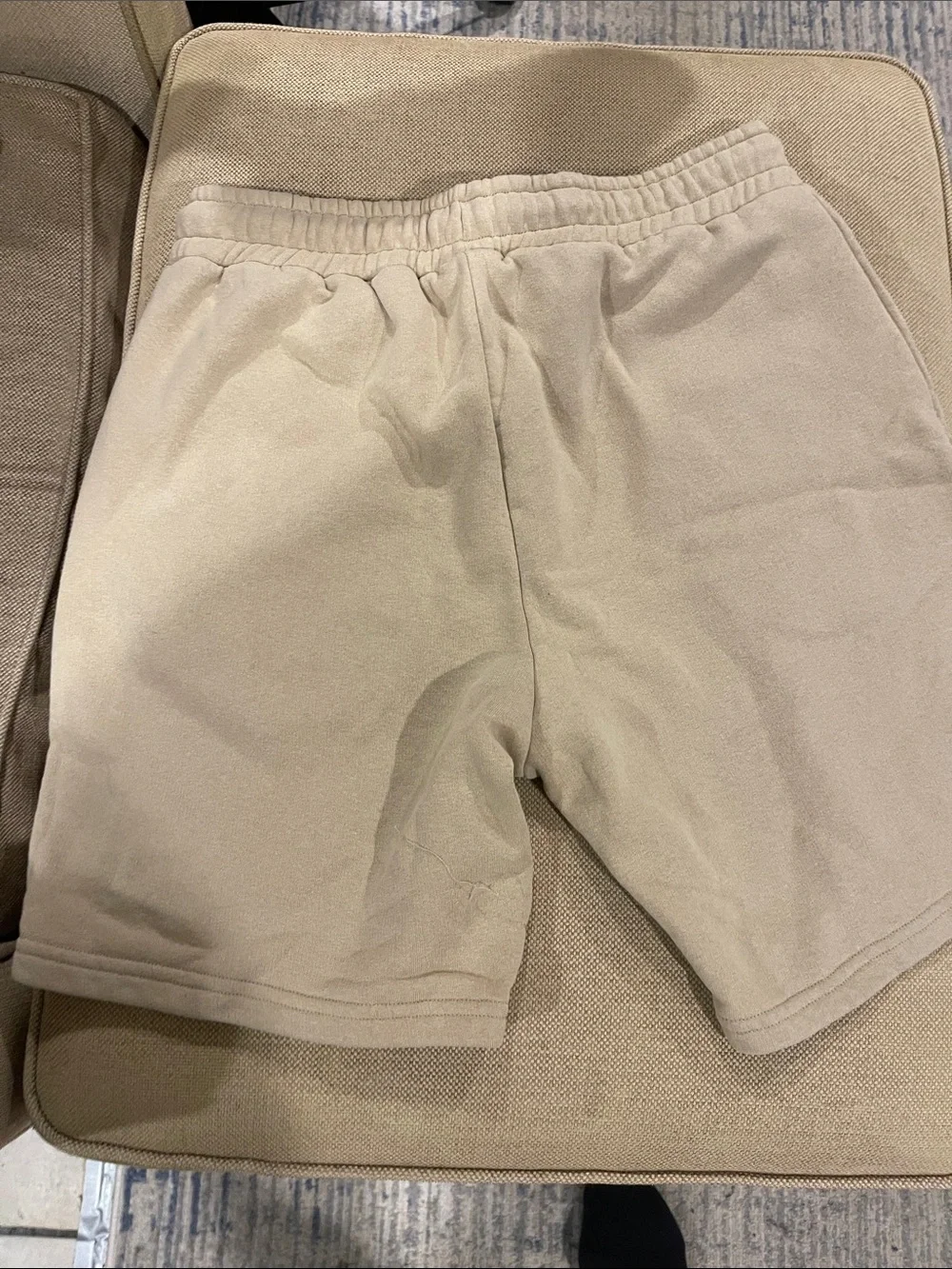 MAN Men's Tan Athletic Drawstring Shorts